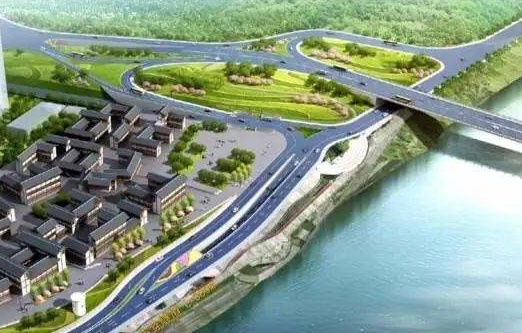 岷江大桥南桥头下穿隧道预计在9月30日之前完工